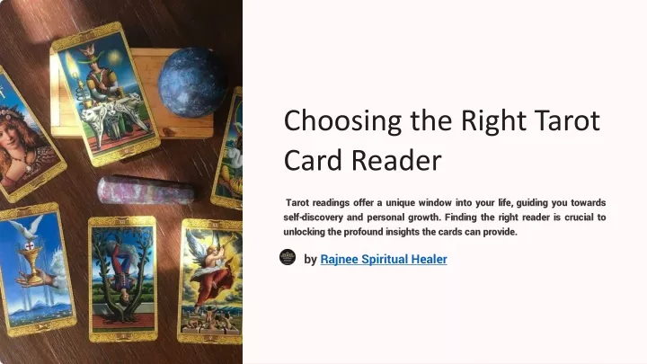 choosing the right tarot card reader