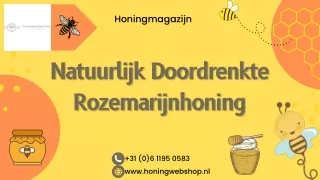 Natuurlijk Doordrenkte Rozemarijnhoning