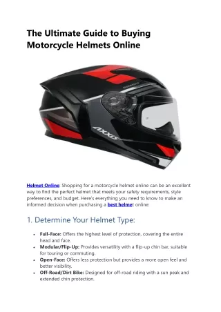 Helmet Online
