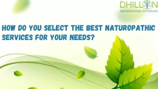 Heal Naturally with Naturopath Services in Langley, BC