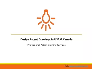 design patent drawings in usa canada