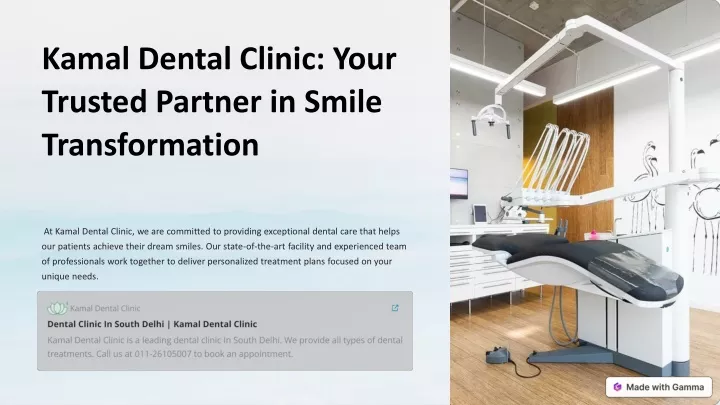 kamal dental clinic your trusted partner in smile