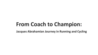 Fitness Fusion: Jacques Abrahamian’s Mastery of Running and Cycling
