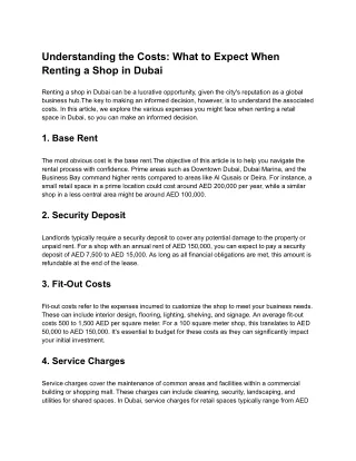 understanding the costs what to expect when