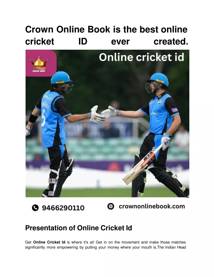 crown online book is the best online cricket id ever created