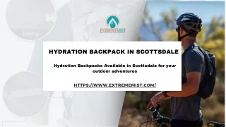 Hydration backpack in Scottsdale