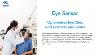 Optometrist Eye Clinic And Contact Lens Centre | Eye Sansar