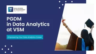 PGDM in Data Analytics Course - Career Growth at VSM Mumbai