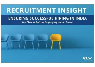 Ensuring Successful Hiring in India
