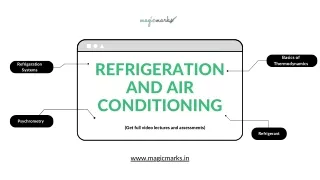 Comprehensive Video Lectures to Enhance Your Understanding of Refrigeration and