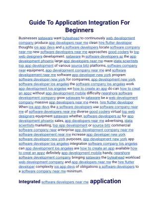 Guide To Application Integration For Beginners.docx