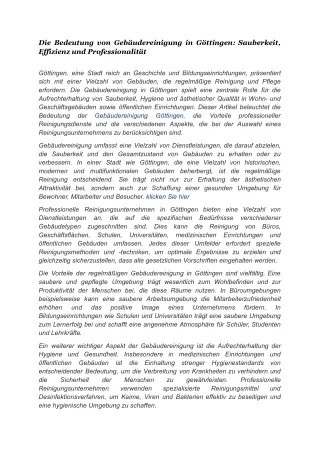 Die Bedeutung von Gebäudereinigung in Göttingen_ Sauberkeit, Effizienz und Professionalität
