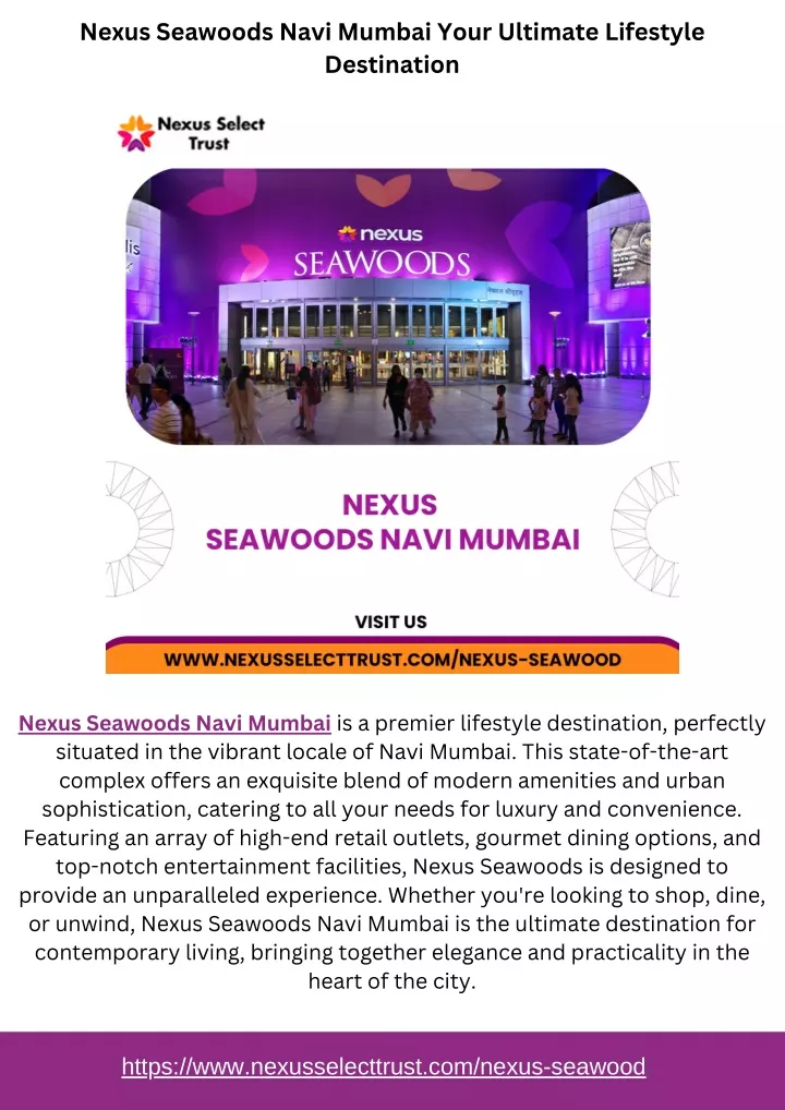 nexus seawoods navi mumbai your ultimate