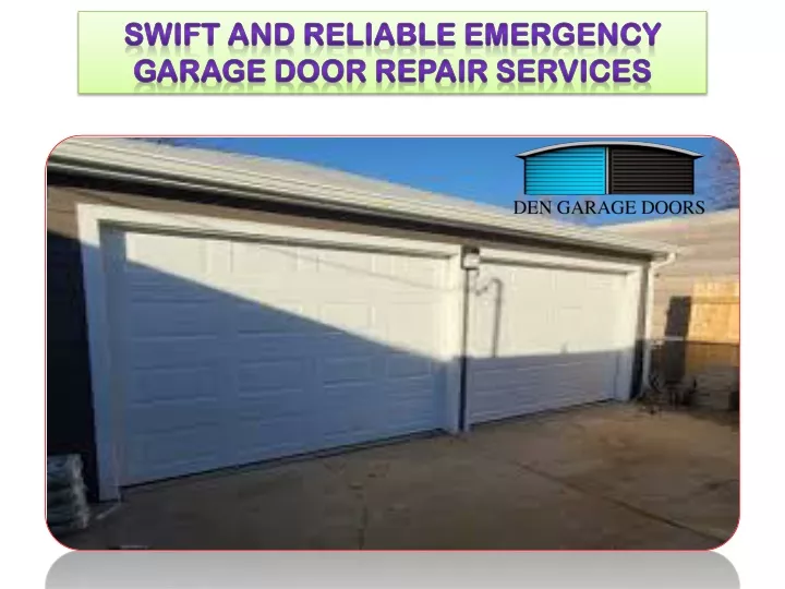 swift and reliable emergency garage door repair