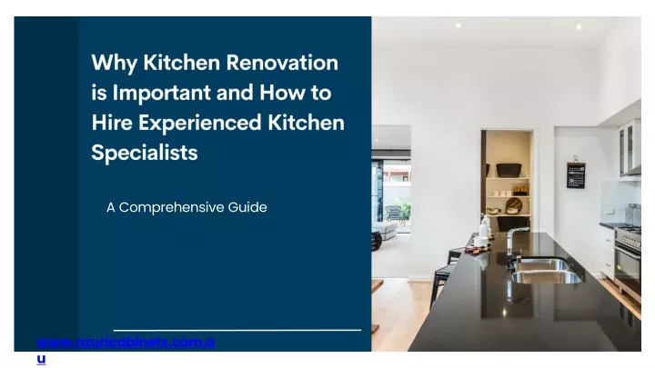 why kitchen renovation is important