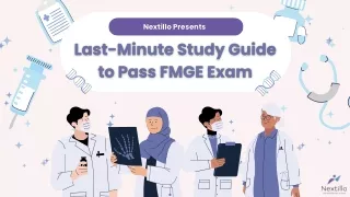 Last-Minute Study Guide to Pass FMGE Exam | Nextillo