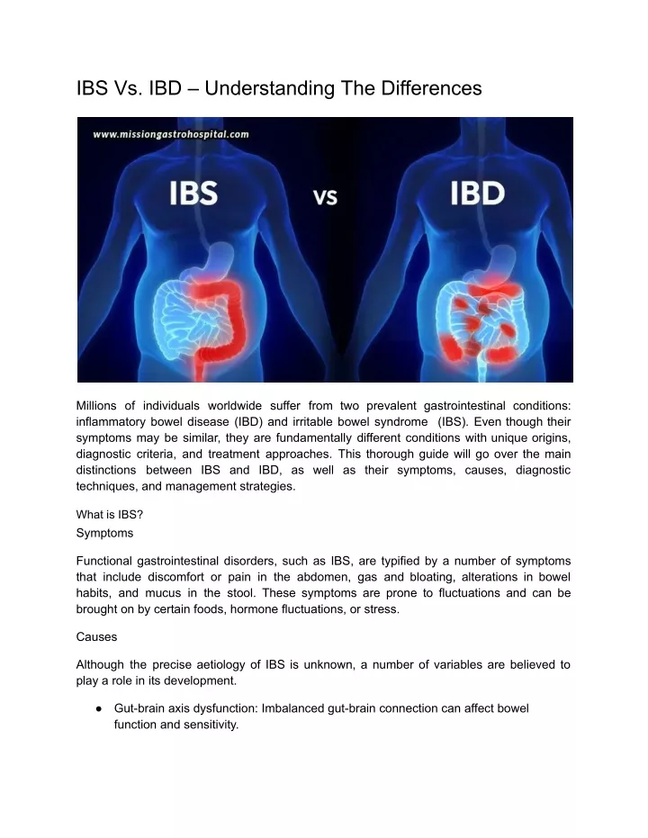 ibs vs ibd understanding the differences