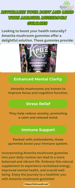 revitalize your body and mind with amanita