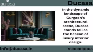 Luxury Interior Designer In Gurgaon