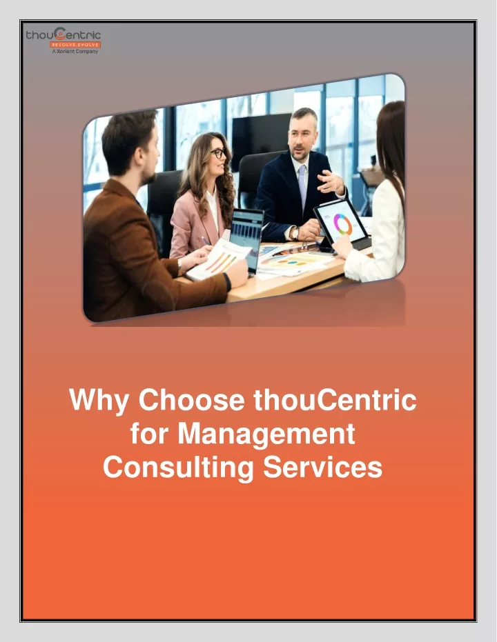 why choose thoucentric for management consulting