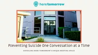 preventing suicide one conversation at a time
