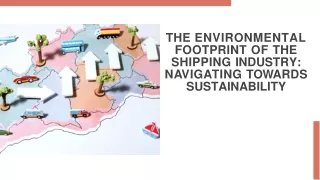 the environmental footprint of the shipping