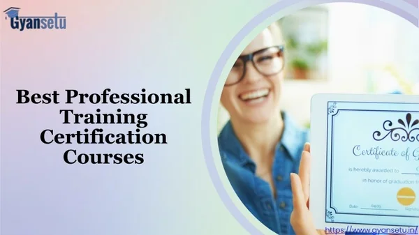Best Professional Training Certification Courses