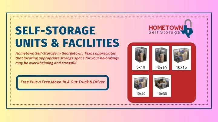 self storage units facilities hometown self