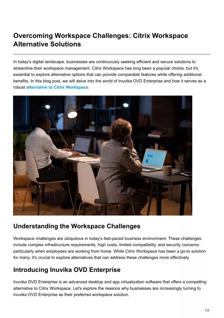 overcoming workspace challenges citrix workspace