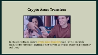 Crypto Asset Transfers