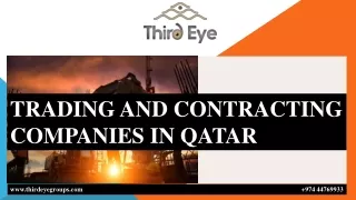 TRADING AND CONTRACTING COMPANIES IN QATAR