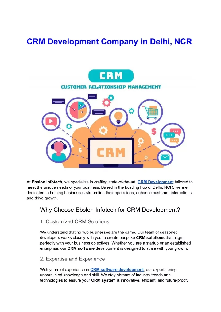 crm development company in delhi ncr