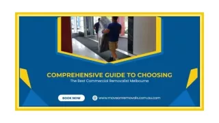 Comprehensive Guide To Choosing The Best Commercial Removalist Melbourne