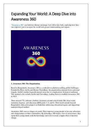 awareness 360