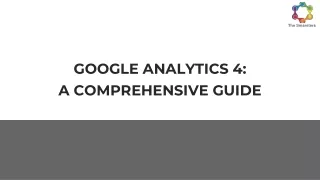 google analytics 4 a comprehensive guide