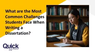 Common Challenges Students Face When Writing a Dissertation