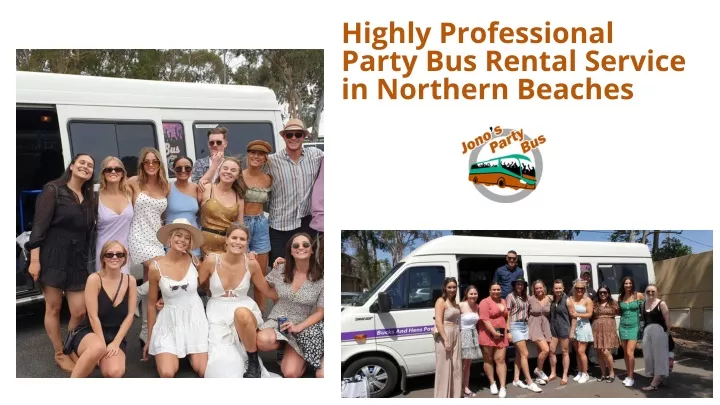 highly professional party bus rental service