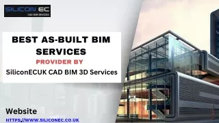 As-Built BIM Services - SiliconECUK CAD BIM 3D Services