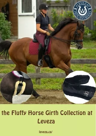 Check Out the Fluffy Horse Girth Collection at Leveza