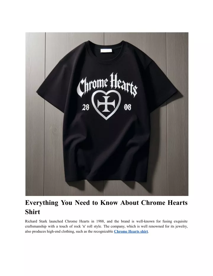 everything you need to know about chrome hearts