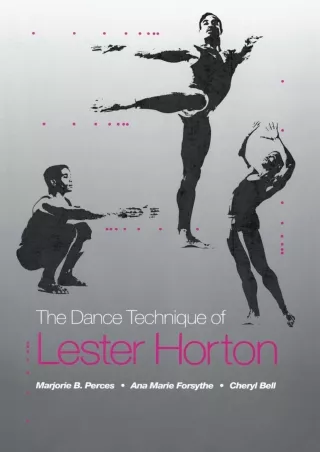 ❤read⚡ Dance Technique of Lester Horton