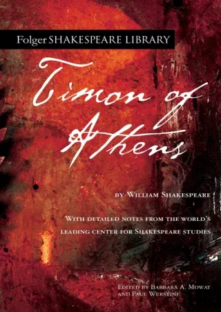read_ Timon of Athens (Folger Shakespeare Library)