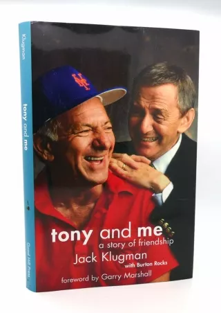 ✔pdf⚡  Tony and Me: A Story of Friendship, with DVD of 'The Odd Couple' out-takes,