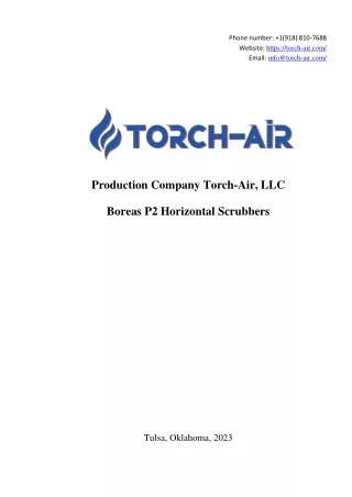Boreas P2 Horizontal Scrubbers - torch-air.com