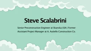 Steve Scalabrini - An Optimistic Business Expert - Oakland, NJ