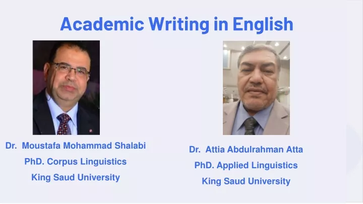 academic writing in english