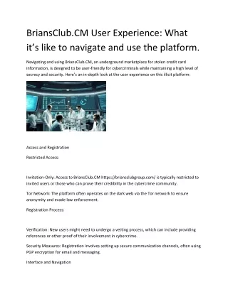 briansclub cm user experience what it s like