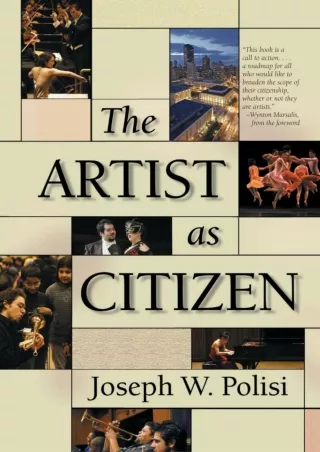 read pdf The Artist as Citizen (Amadeus)