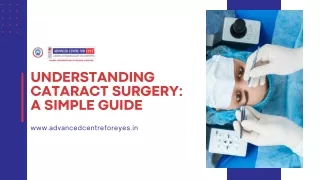 understanding cataract surgery a simple guide