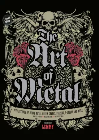 ⚡pdf✔ The Art of Metal: Five Decades of Heavy Metal Album Covers, Posters, T-shirts,